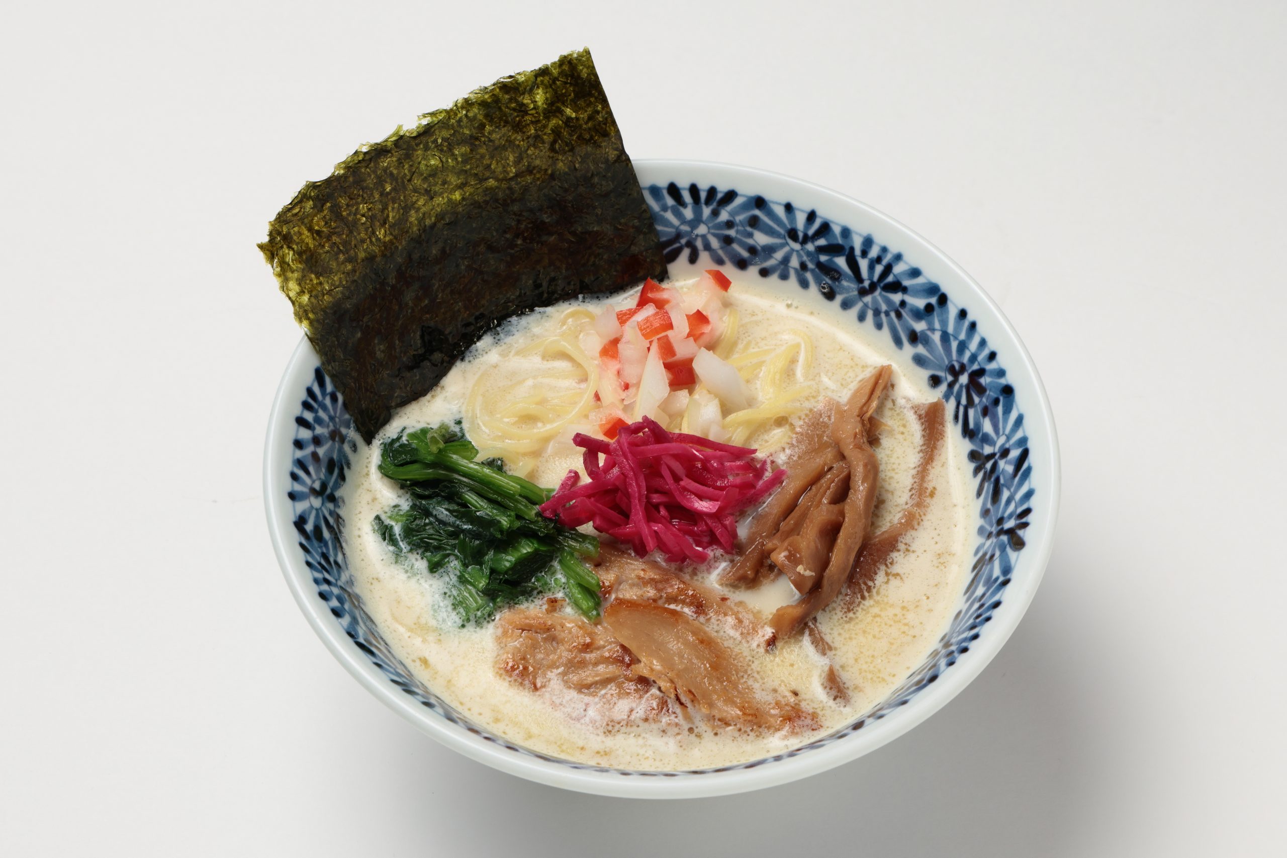 人気メニューのとんこつ風ヴィーガンラーメン