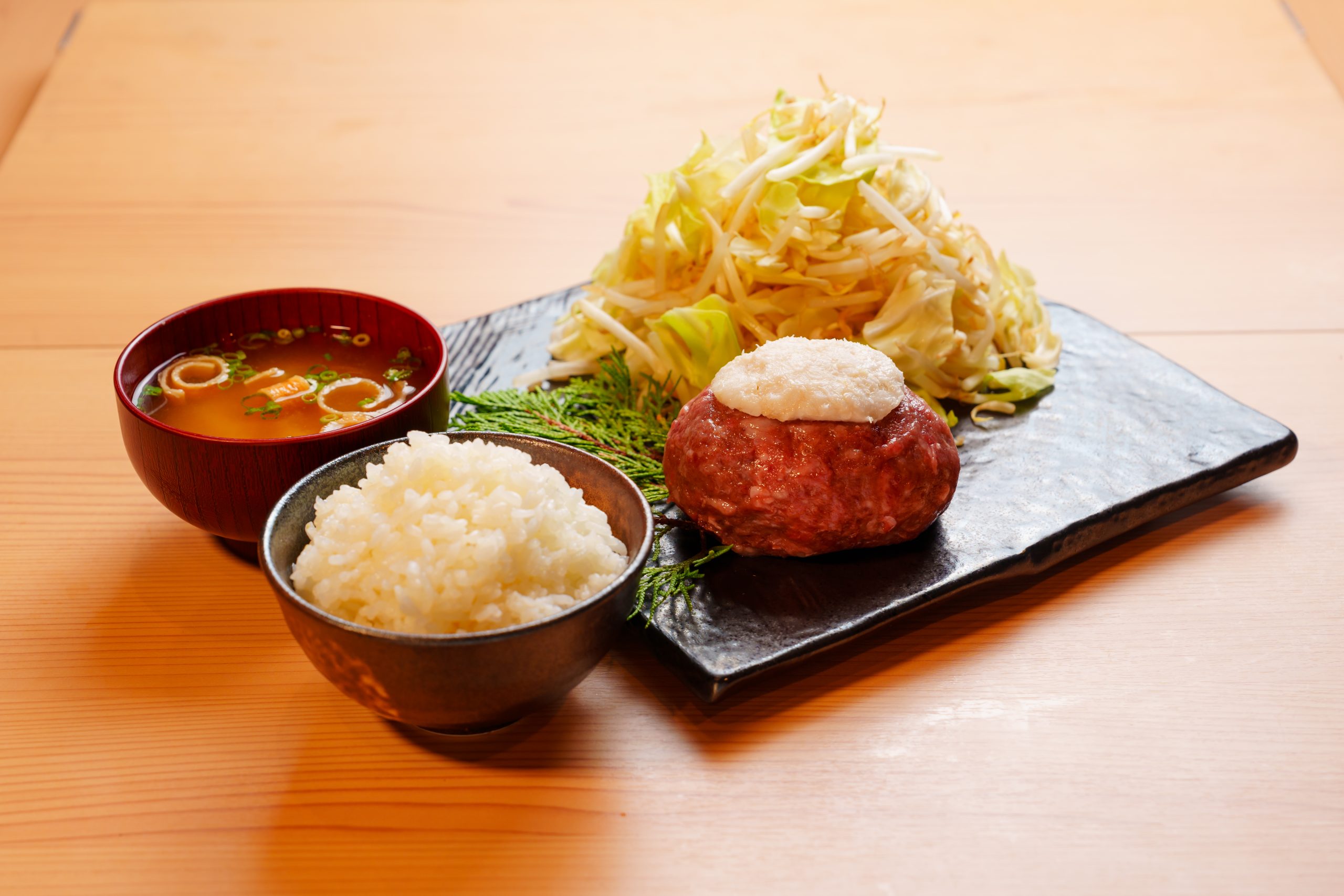 看板商品のハンバーグ